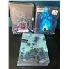 Image 1 : Lot of 3 Pokemon Leather 4-Pocket Premium Card Binders