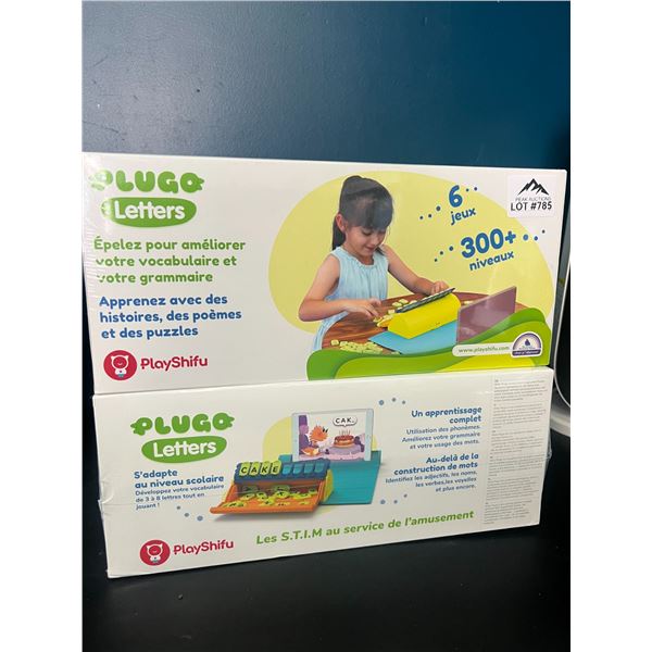 Lot of 2 PlayShifu Plugo Letters - Kids Interactive Learning Word Game