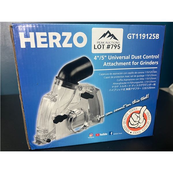 Lot of 1 4"/5" Universal Dust Control Attachment for Grinders