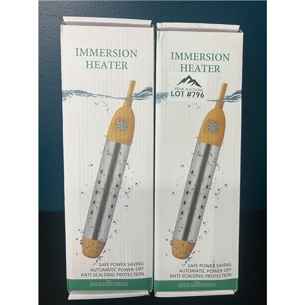 Lot of 2 Immersion Heaters