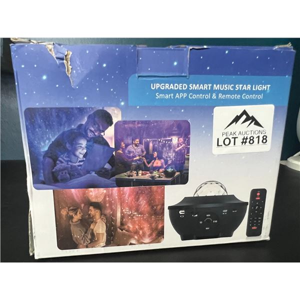 Lot of 1 Starry Night Galaxy Star Light Projector w/ Remote Control
