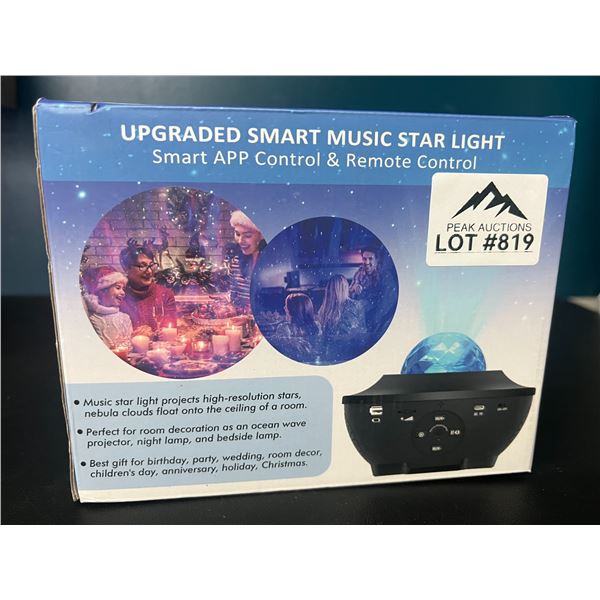 Lot of 1 Starry Night Galaxy Star Light Projector w/ Remote Control