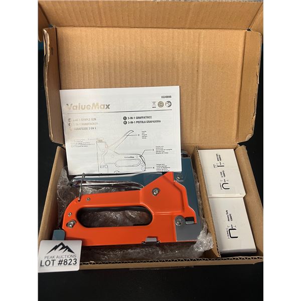 Lot of 1 3-in-1 Staple Gun w/ Staples