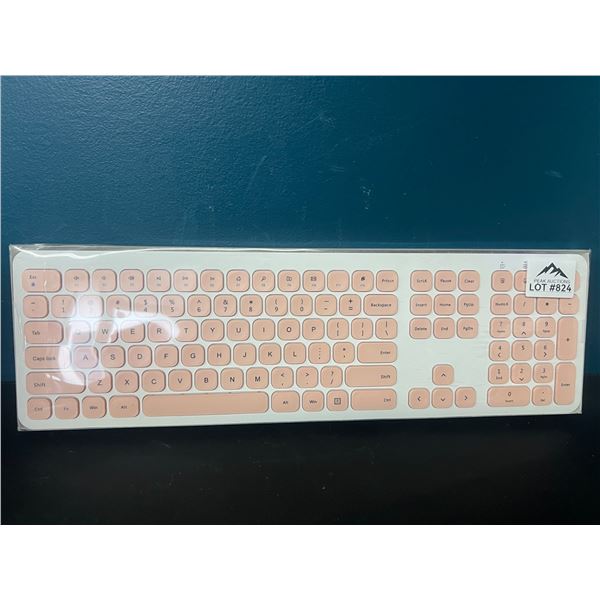 Lot of 1 Pink Wireless Keyboard