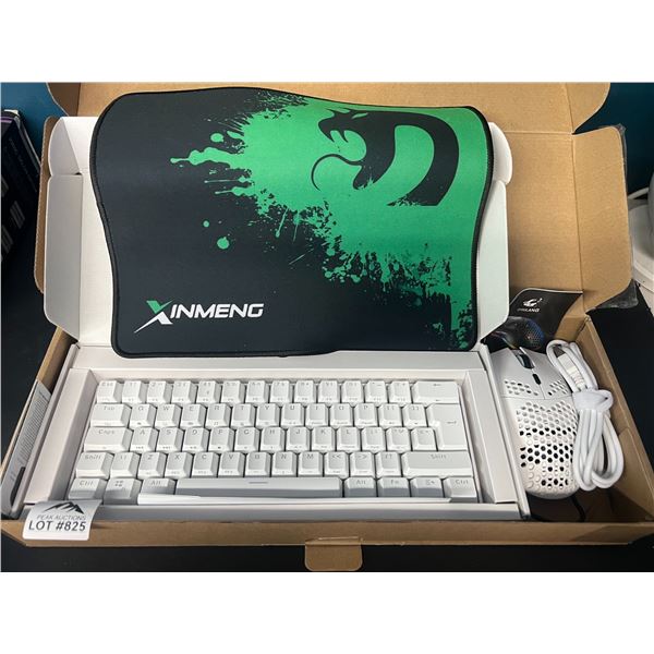 Lot of 1 Gaming Keyboard, Mouse, and Mousepad Combo Set