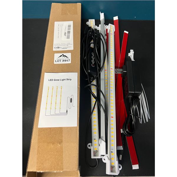 Lot of 1 LED Grow Light Strip Kit (4 light bars)
