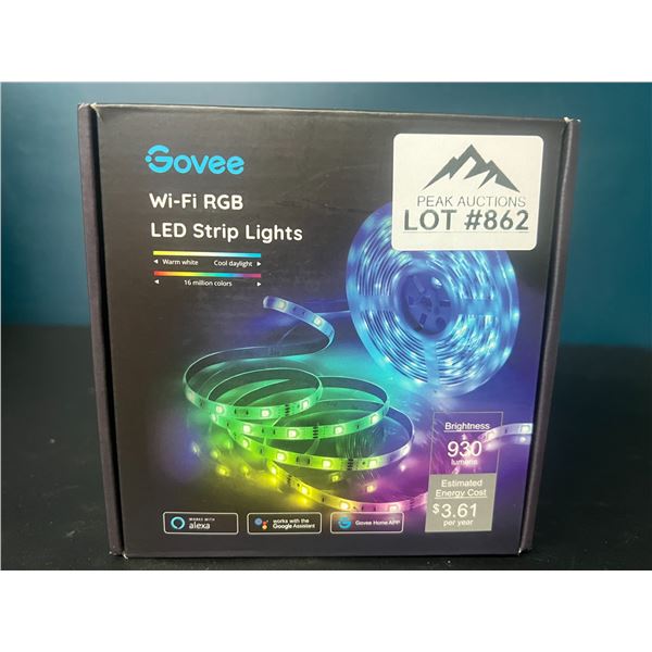 Lot of 1 Govee WiFi RGB LED Strip Lights (32.8FT)