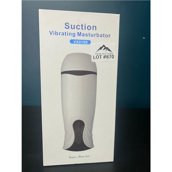 Lot of 1 Adult Silicone Sucking Vibrating Sex Toy for Men