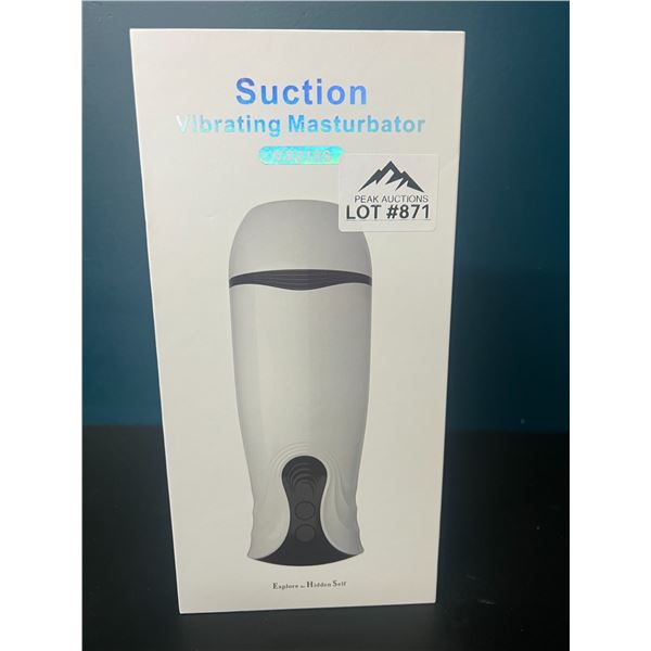 Lot of 1 Adult Silicone Sucking Vibrating Sex Toy for Men