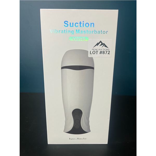 Lot of 1 Adult Silicone Sucking Vibrating Sex Toy for Men