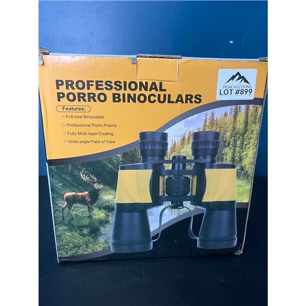 Lot of 1 Professional Porro Binoculars w/ Carrying Bag