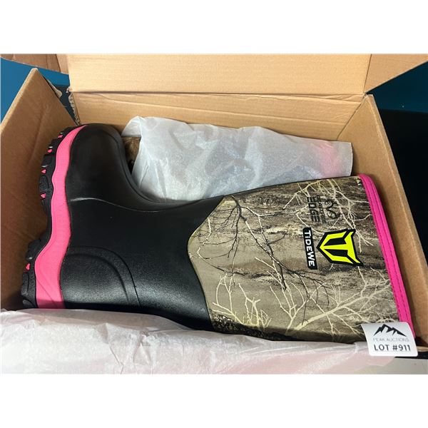 Lot of 1 Pair of TideWe Hunting/Outdoor Boots for Women - 15"Insulated/Waterproof & Durable (Size 8)
