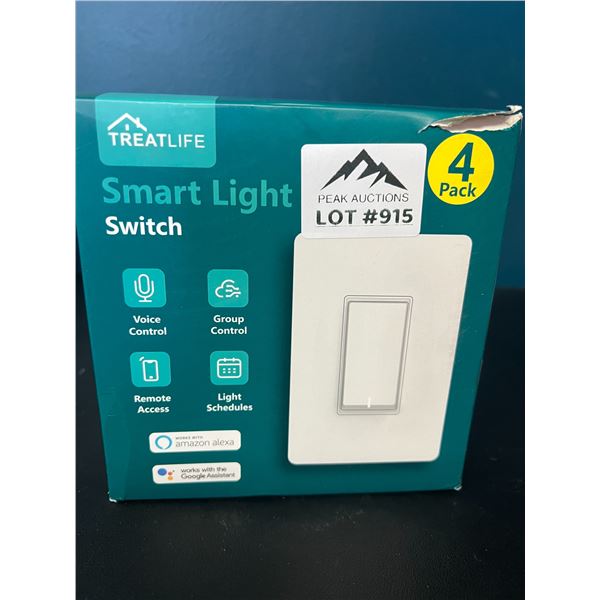 Lot of 1 4pack Smart Light Switches