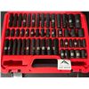 Image 2 : Lot of 1 50PC 1/4inch Drive Master Impact Socket Set