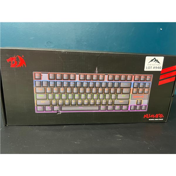 Lot of 1 Red Dragon Kumara LED Light-Up Mechanical Gaming Keyboard