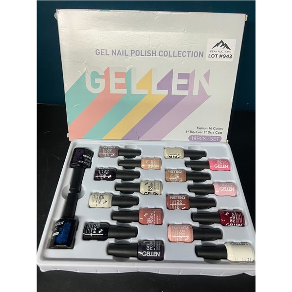 Lot of 1 Gellen 20PC Gel Nail Polish Set