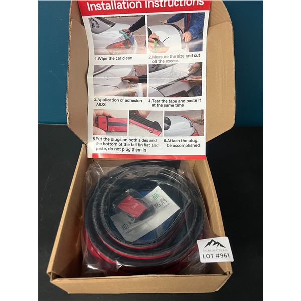 Lot of 1 Adhesive Spoiler for Cars