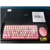 Image 1 : Lot of 1 Pink Wireless Keyboard & Mouse Combo