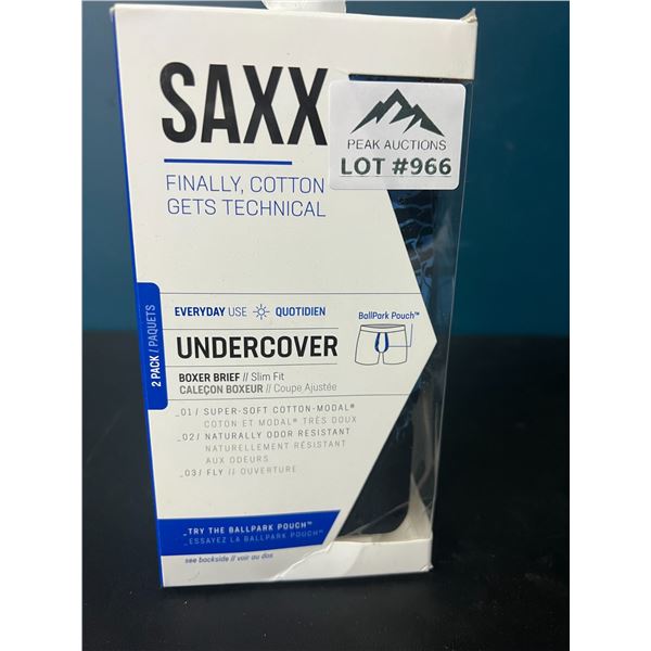 Lot of 1 2Pack of SAXX Undercover Boxer Briefs