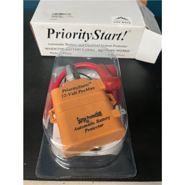 Lot of 1 PriorityStart Automatic Battery and Electrical System Protector