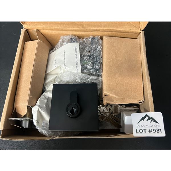 Lot of 1 Deadbolt & Entry Door Handle Set