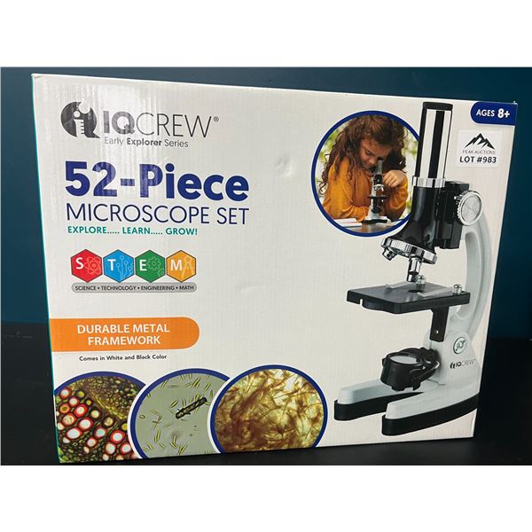 Lot of 1 IQCrew 52-Piece Microscope Set