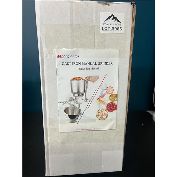 Lot of 1 Cast Iron Manual Grinder