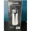 Image 2 : Lot of 1 Cresimo 10oz Stainless Steel Vacuum Airpot