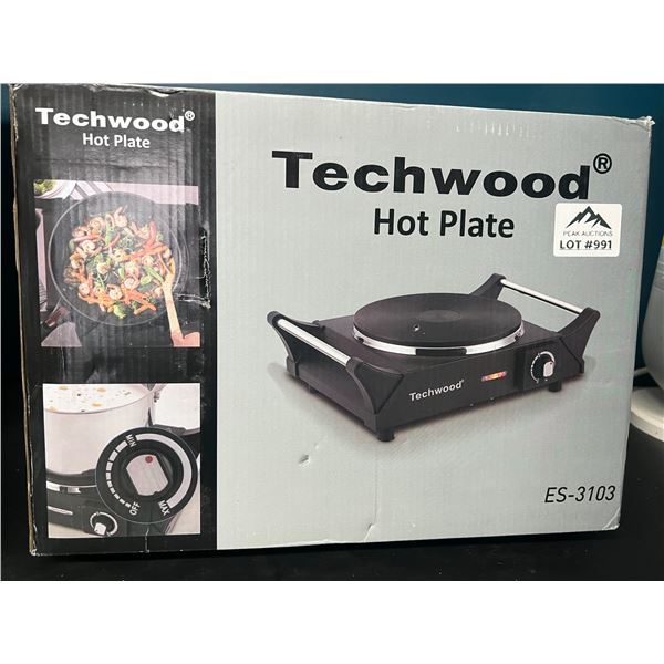 Lot of 1 Techwood Hot Plate for Cooking