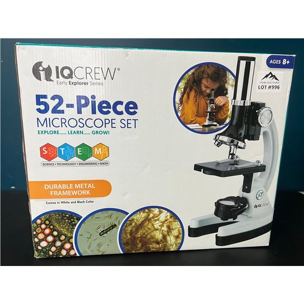 Lot of 1 IQCrew 52-Piece Microscope Set