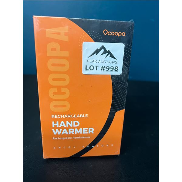 Lot of 1 Ocoopa Rechargeable Pocket Hand Warmer/Portable Powerbank