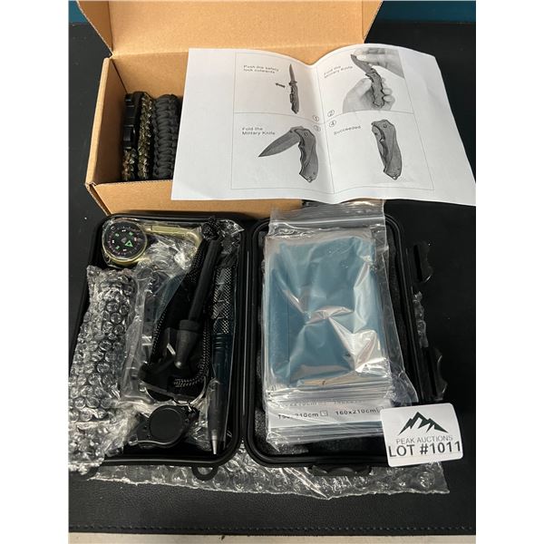 Lot of 1 Justech Outdoor Emergency Survival Kit