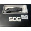 Image 3 : Lot of 1 SOG V11 Vulcan Black Folding Knife