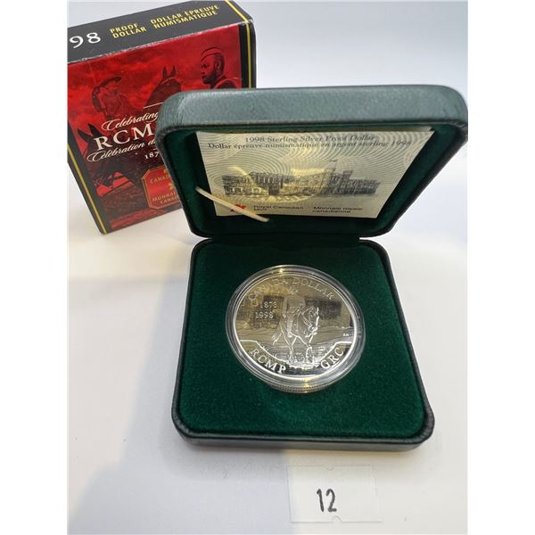 1998 Sterling Silver RCMP Canadian Dollar