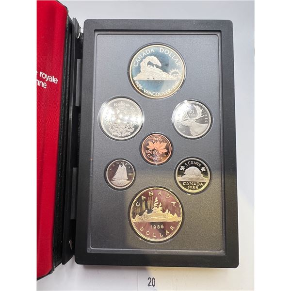 1986 Canada Double Dollar Proof Set
