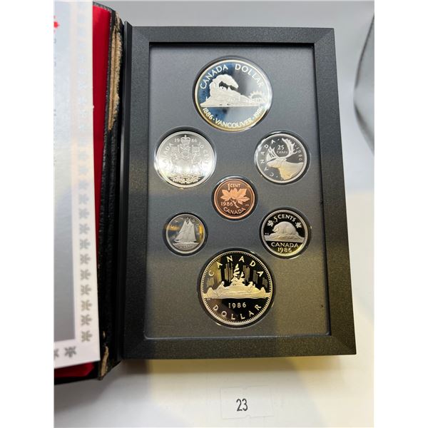 1986 Canada Double Dollar Proof Set
