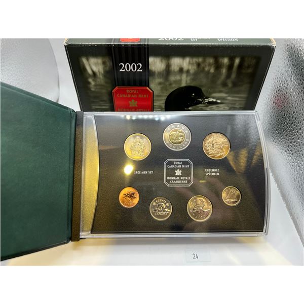 2002 Canadian Specimen Set