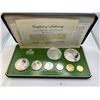 Image 1 : 1979 Guyana 8 Coin Proof Set with 2 Silver Coins