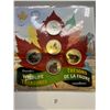Image 4 : 4 Unopened Canadian Coin Collector Gift Sets with $5 Fine Silver Coin