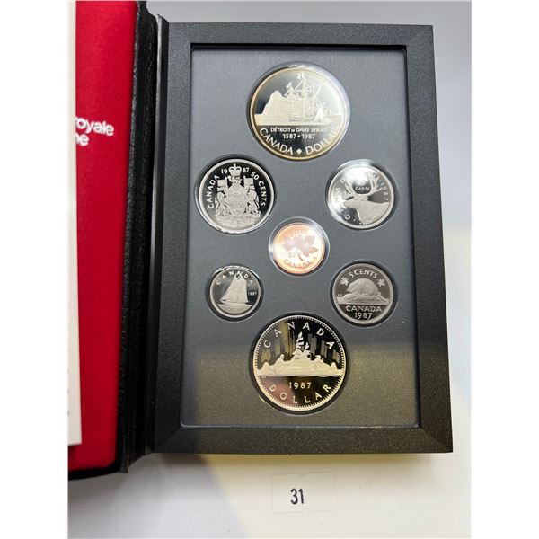 1987 Canadian Double Dollar proof Set