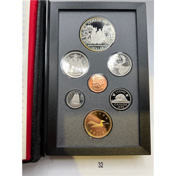 1989 Canadian Double Dollar Proof Set