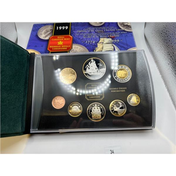 1999 Canadian Double Dollar Proof Set