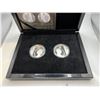 Image 1 : 2017 Queen Elizabeth and Prince Phillip 70th Anniversary Sterling Silver Coin Box Set