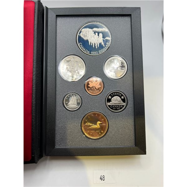 1992 Canadian Double Dollar Proof Set