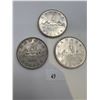 Image 1 : 1953 Canadian Silver Dollars