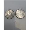 Image 1 : 1953 Canadian Silver Dollars