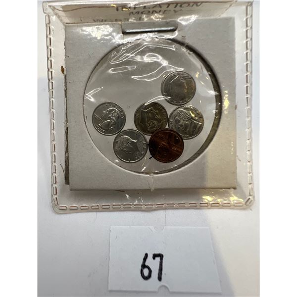 6 Piece Mini Inflation Money - USA