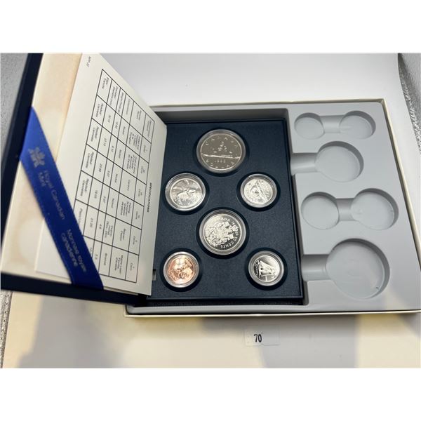 1986 Canada Mint Uncirculated Coin Book Box Set