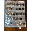 Image 4 : 1870-1994 Canada 25 Cents Collection Book 50% Full - Mostly Silver