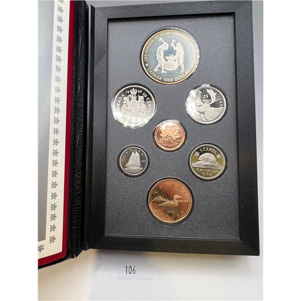 1988 Canada Double Dollar Proof Set